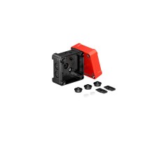 Распределительная коробка X02,, IP 67, 95х95х72 мм, черная с красной крышкой  2005144  OBO Bettermann