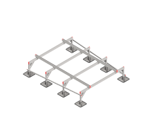 Опорная конструкция для установки оборудования TECHNORAPTOR STEELFOOT 2000х2500  KM-TR-STF-SSEI-2000-2500  КМ - профиль