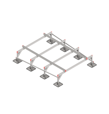 Опорная конструкция для установки оборудования TECHNORAPTOR STEELFOOT 2000х2500  KM-TR-STF-SSEI-2000-2500  КМ - профиль