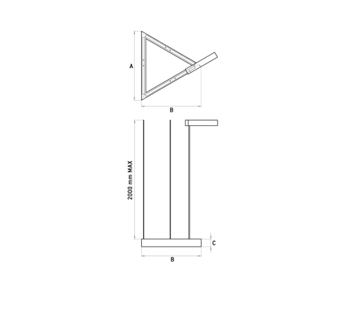Светильник светодиодный PROFILE 30L P LED TRIGON 600 WH 4000K  1248003310  Световые Технологии