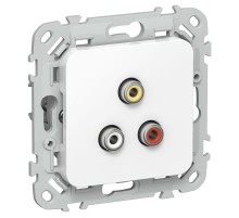 FLITE Розетка RCA РАрса-ФлБ белый  FI-R10-K01  IEK