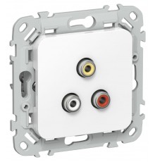 FLITE Розетка RCA РАрса-ФлБ белый  FI-R10-K01  IEK