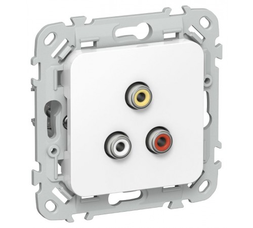 FLITE Розетка RCA РАрса-ФлБ белый  FI-R10-K01  IEK