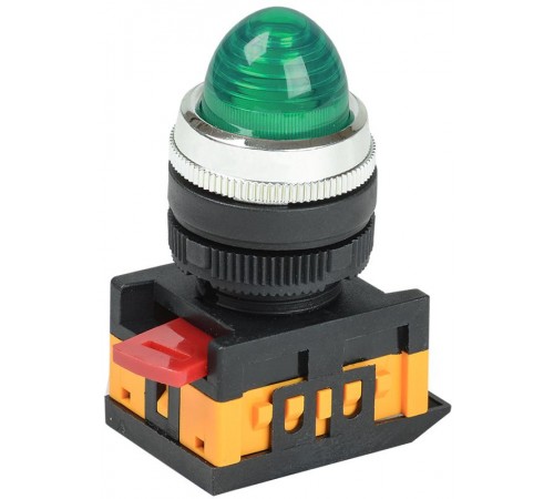 Лампа AL-22 сигнальная d22мм зеленый неон/240В цилиндр   BLS20-AL-K06  GENERICA