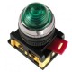 Лампа AL-22 сигнальная d22мм зеленый неон/240В цилиндр   BLS20-AL-K06  GENERICA