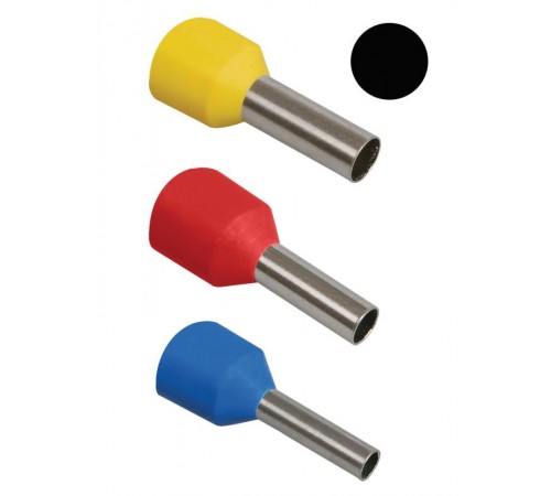 Наконечник НШВИ 6,0-12 черный (100шт/упак)  UGN10-006-06-12  IEK