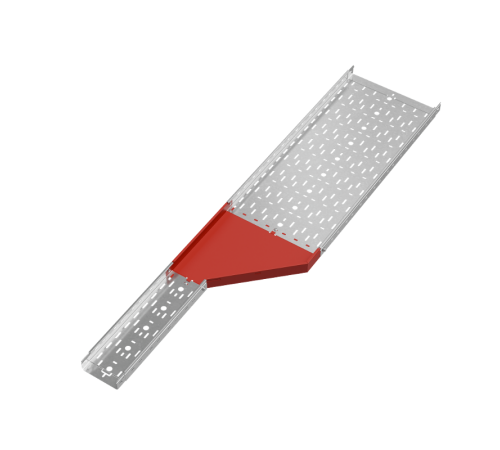 Переходник правый 50х150-400 мм "ПЛЮС" HD  PDplus50-150-400-R HD   КМ-профиль