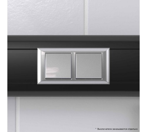 Рамка-суппорт "Avanti" для "In-liner Front",  серебристый металлик, 4модуля  4404914  DKC