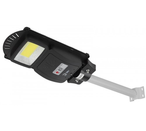 Светильник светодиодный уличный на солн.батарее COB,с кронштейном,20W, с датч.движ., ПДУ, 450lm, 5000К, IP  Б0046792  ЭРА