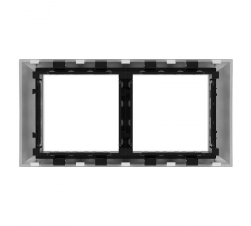 Рамка-суппорт "Avanti" для "In-liner Front",  серебристый металлик, 4модуля  4404914  DKC