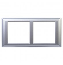 Рамка-суппорт "Avanti" для "In-liner Front",  серебристый металлик, 4модуля  4404914  DKC