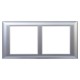 Рамка-суппорт "Avanti" для "In-liner Front",  серебристый металлик, 4модуля  4404914  DKC