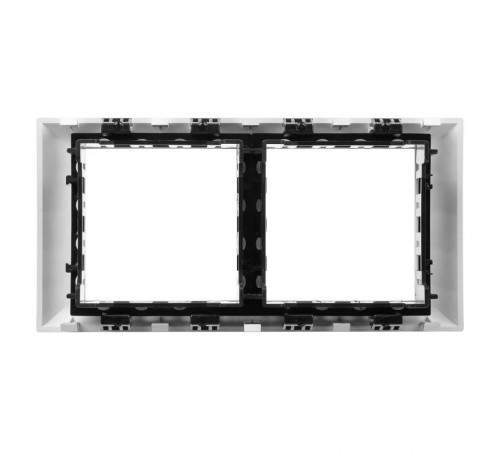 Рамка-суппорт "Avanti" для "In-liner Front",  серебристый металлик, 4модуля  4404914  DKC