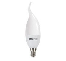 Лампа светодиодная LED 7Вт E14 220В 4000К PLED- SP CA37 свеча на ветру  1027917-2  Jazzway