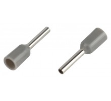 Наконечник-гильза ЭРА NO-225-60 НШвИ 0,75-8 с изолированным фланцем (упаковка 500 шт.)   Б0063417  ЭРА