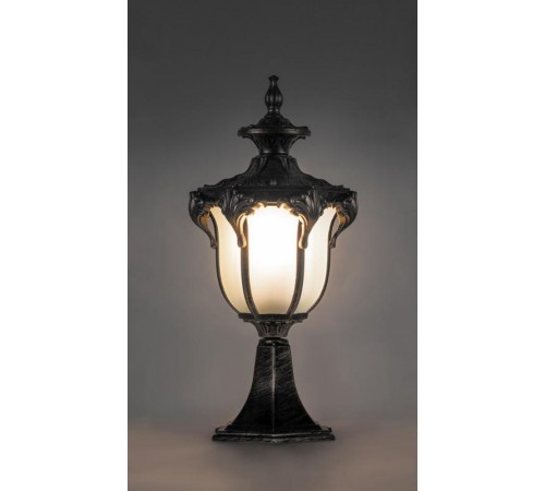 Светильник садово-парковый PL4043 60W 230V E27 200*175*430мм черное золото (на постамент)  11423  FERON