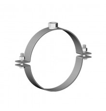 Хомут для неподвижной опоры без изоляции 14" (340-356), 40х4,0 мм, М20, гальван. цинк, 868366  ХНО-340-356-М20-ЭЦ   Ostec