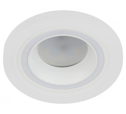 Светильник встраиваемый декоративный DK90 WH MR16/GU5.3 белый  Б0054358  ЭРА