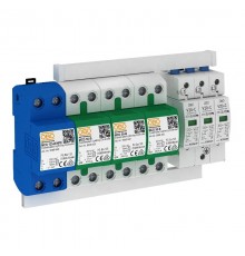 Комплект УЗИП 3+NPE (Класс I+II), 255 В (PS4-B+C TT+TNS)  5089761  OBO Bettermann