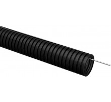 ELASTA Труба гофрированная ПВХ d=50мм с зондом черная (15м)  ET-TG21-121-050-015-K02  IEK