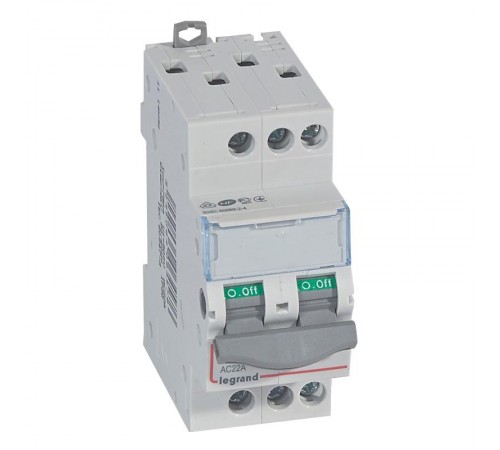 Выключатели-разъединители DX3-IS - 3П - 400 В~ - 20 А - 2 модуля  406457  Legrand