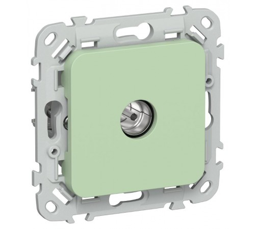 FLITE Розетка TV экран. проходная тип M РТВм-1-1-2-ФлФ фисташковый  FI-A13-P-K93  IEK