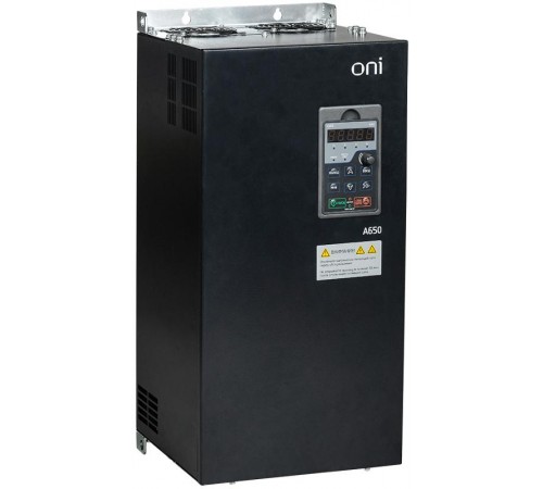 Преобразователь частоты A650 380В 3Ф 75kW 150А вст. тор.  A650-33E75T  ONI