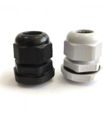 Сальник PG 13.5 пластик (6-12мм) IP68 серый  zeta30883  ГОФРОМАТИК