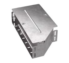 Переходник левый с крышкой Стандарт 400х300х100   PR16.0687  Промрукав