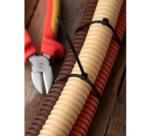 Хомут P6.6 стандартный (ч), 2.5x160 (100шт) FlexLock PROxima  plc-fl-ctsb-2.5x160  EKF