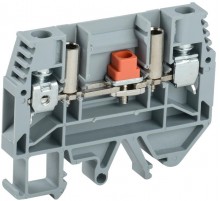 Клемма винтовая КВИ-6-И измерительная 6мм2 серая  YZN30-006S-K03  IEK