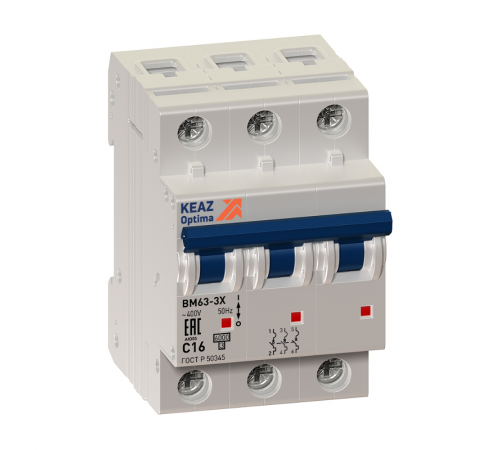 Выключатель нагрузки модульный BM63P-340-ОМ4-РЕГ  234003  КЭАЗ