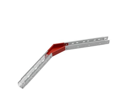 Угол горизонтальный 45 гр. 50х50 мм "ПЛЮС" HD  GLplus45-50-50 HD   КМ-профиль