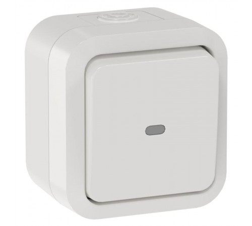 TORS Переключатель однокл. с ин. 10А IP55 TS302 белый  TS-V10-1-10-55-K01  IEK