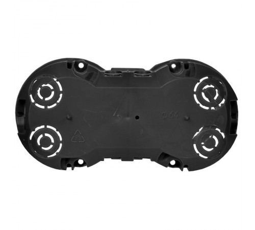 Коробка установочная 141x70x45 двухместная КМ40007 с саморезами  UKT20-141-070-045  IEK