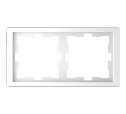 D-Life РАМКА 2-постовая, БЕЛ. ЛОТОС , SD  MTN4020-6535  Schneider Electric