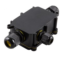 Водонепроницаемая cоединительная коробка STEKKER LD523 450V 140х78х36, черный  49121  STEKKER