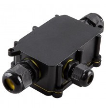 Водонепроницаемая cоединительная коробка STEKKER LD523 450V 140х78х36, черный  49121  STEKKER