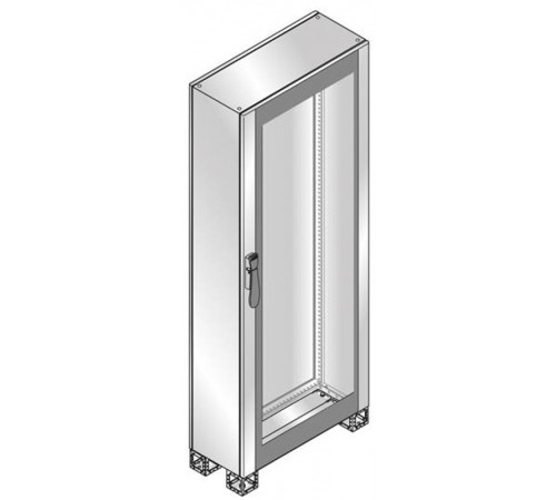 Шкаф AMX нержавеющая сталь, стеклянная дверь 2000x800x500  TM2985VX  ABB