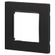 Рамка для розеток и выключателей  Серия 12 12-5201-05 на 1 пост, Классик, антрацит  Б0067770  ЭРА