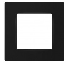 Рамка для розеток и выключателей  Серия 12 12-5201-05 на 1 пост, Классик, антрацит  Б0067770  ЭРА
