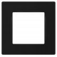 Рамка для розеток и выключателей  Серия 12 12-5201-05 на 1 пост, Классик, антрацит  Б0067770  ЭРА