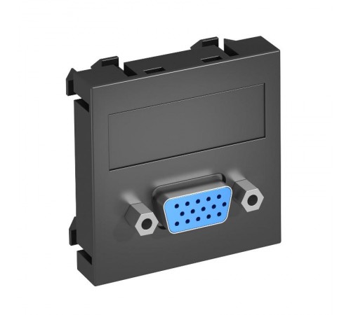 Мультимедийная рамка VGA Modul45 (черный) (MTG-VGA S SWGR1)  6104613  OBO Bettermann