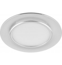 Светильник светодиодный встраиваемый декоративный AL611, 7W, 560 Lm, 4000К, серебро  28911  FERON