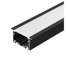 Профиль S2-LINIA69-F-2500 SEAMLESS BLACK (Arlight, Алюминий)  033534  Arlight