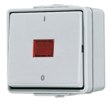 Выключатель с защитой от брызг  602KOWEINS  Jung