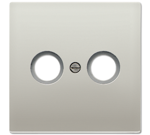 Крышка для TV-FM-розеток, фиксация винтом; металл; нержавеющая сталь; Edelstahl  ES2990TV  Jung