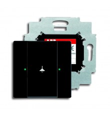 6125/01-885-500 Сенсор 1-кл. с коплером в комплекте, черный бархат  6115-0-0215  2CKA006115A0215  ABB