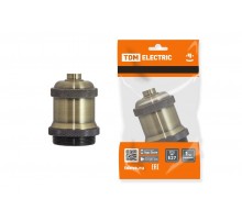 Патрон подвесной Е27, металлический "Лофт", бронза  SQ0335-0048  TDM