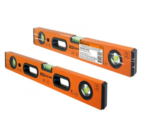 Уровень (ватерпас) 60 см, 3 глазка, алюминиевый, усиленный, с магнитом, серия "Алмаз"  SQ1022-0102  TDM